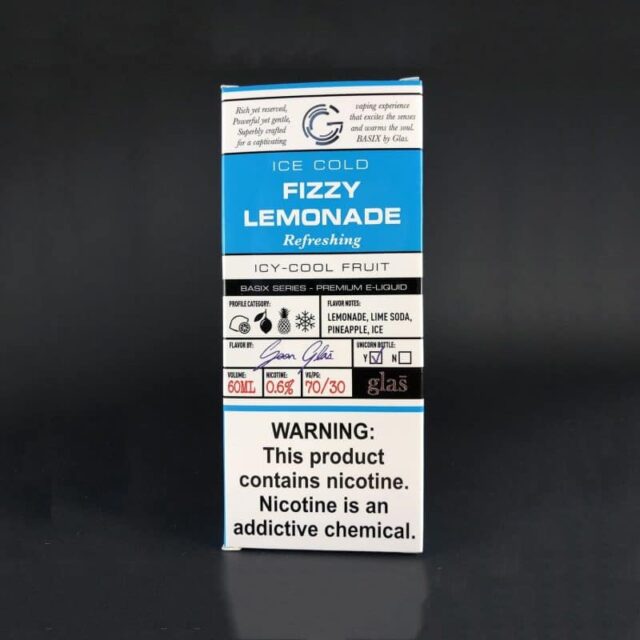 Fizzy Lemonade Basix By Glas 60mL The Vapor Lab
