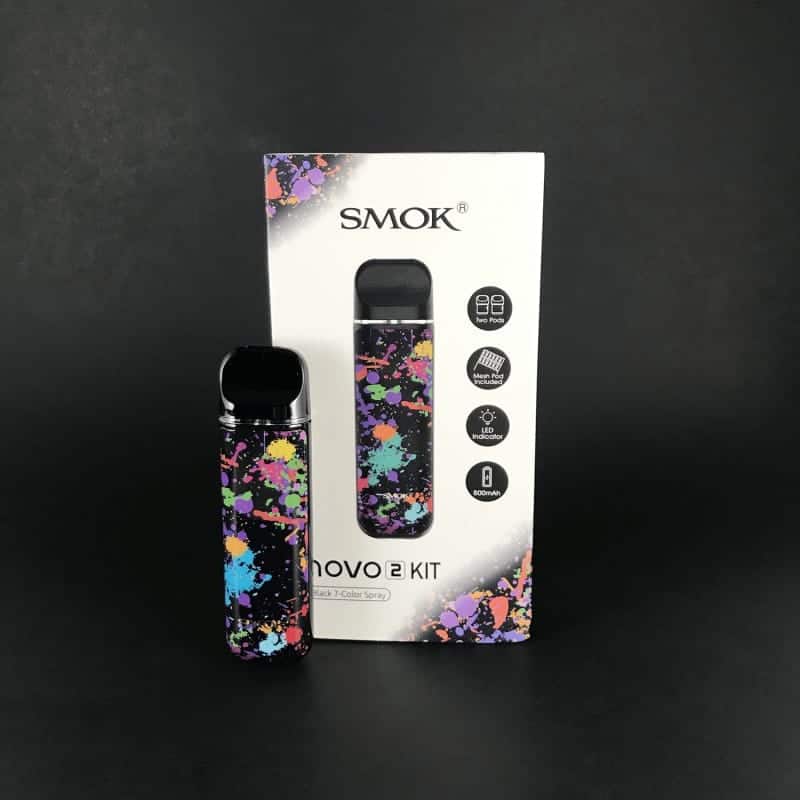 SMOK Novo 2 Kit Black 7 Color Spray